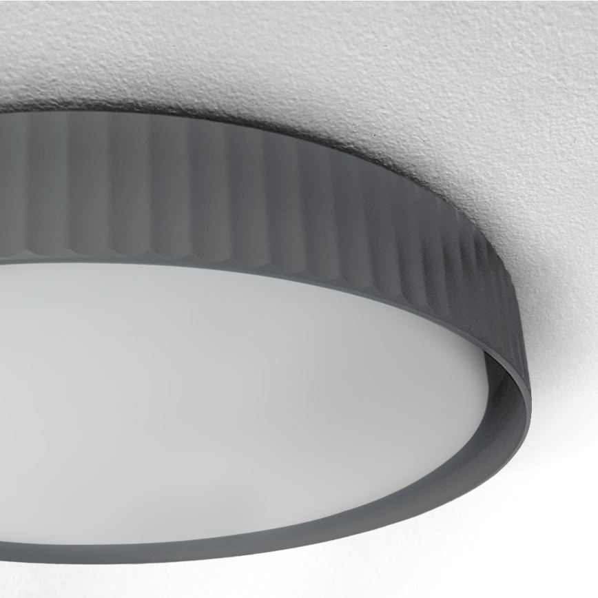 Brilagi - Plafonnier LED LUCIA LED/24W/230V Ø 31 cm gris
