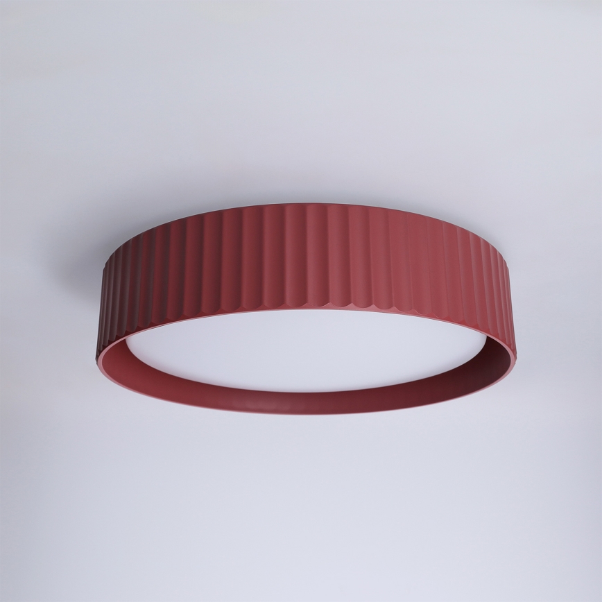 Brilagi - Plafonnier LED LUCIA LED/24W/230V Ø 31 cm rouge