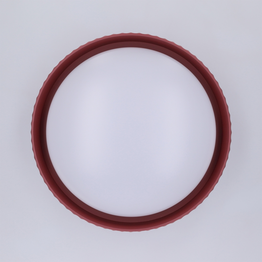 Brilagi - Plafonnier LED LUCIA LED/24W/230V Ø 31 cm rouge