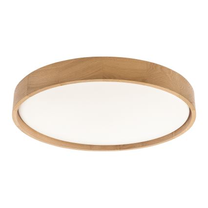 Brilagi - Plafonnier LED MANAROLA PLAIN 36W/230V 3000K Ø 48 cm, finition chêne