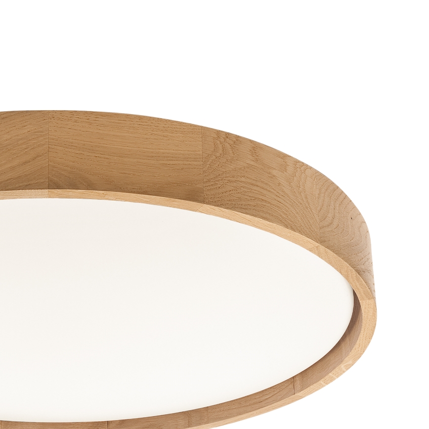 Brilagi - Plafonnier LED MANAROLA PLAIN 36W/230V 3000K Ø 48 cm, finition chêne
