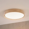 Brilagi - Plafonnier LED MANAROLA PLAIN LED/24W/230V 3000K Ø 41 cm chêne
