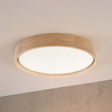 Brilagi - Plafonnier LED MANAROLA PLAIN LED/24W/230V 3000K Ø 41 cm chêne