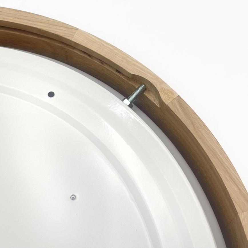 Brilagi - Plafonnier LED MANAROLA PLAIN LED/24W/230V 4000K Ø 41 cm chêne