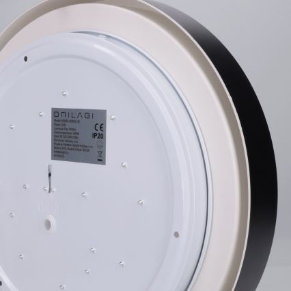 Brilagi - Plafonnier LED MATTEO LED/24W/230V Ø 31 cm noir
