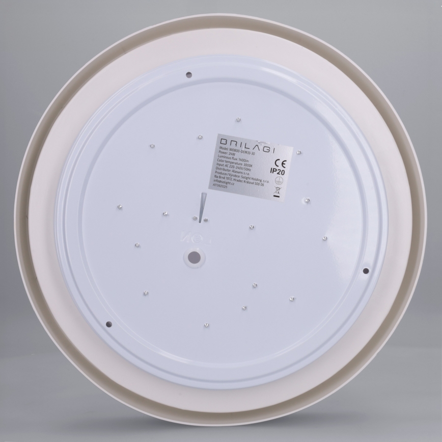 Brilagi - Plafonnier LED MATTEO LED/24W/230V Ø 31 cm turquoise