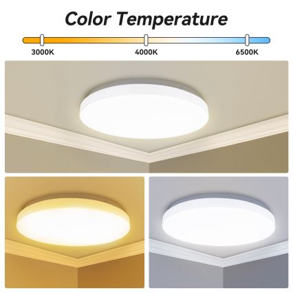 Brilagi - Plafonnier LED MILKY WAY LED/24W/230V 3000/4000/6500K Ø 38 cm