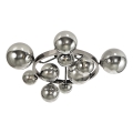 Brilagi - Plafonnier LED MILLA 10xG9/3W/230V chrome brillant/fumé