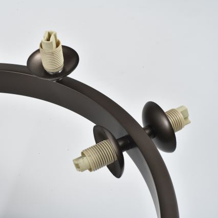 Brilagi - Plafonnier LED MILLA 10xG9/3W/230V marron/marron fumé