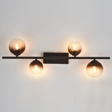 Brilagi - Plafonnier LED MILLA 4xG9/3W/230V brun/marron fumé