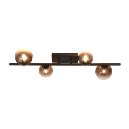 Brilagi - Plafonnier LED MILLA 4xG9/3W/230V brun/marron fumé