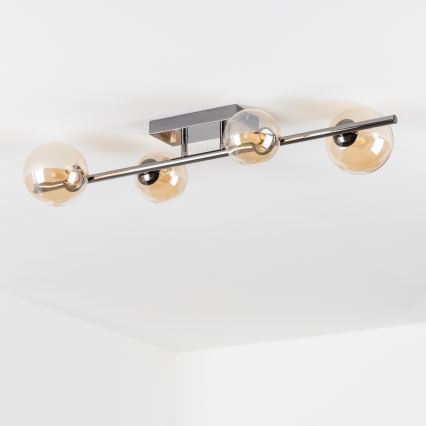Brilagi - Plafonnier LED MILLA 4xG9/3W/230V chrome brillant/doré