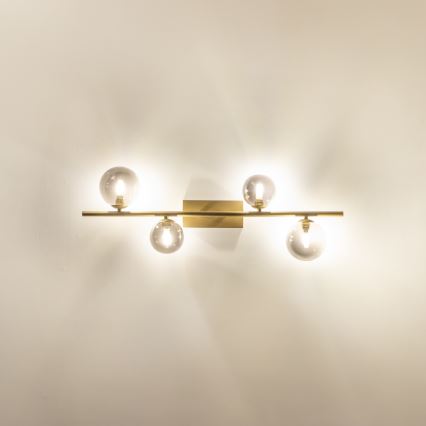 Brilagi - Plafonnier LED MILLA 4xG9/3W/230V doré/fumé