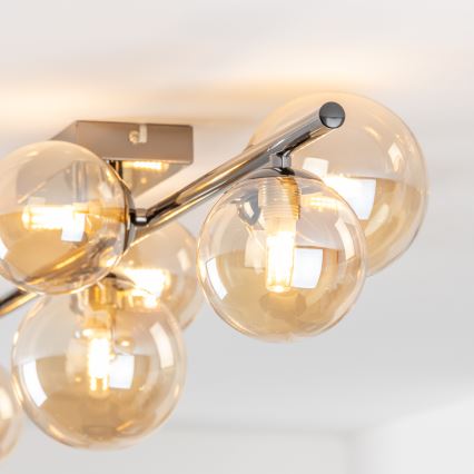 Brilagi - Plafonnier LED MILLA 7xG9/3W/230V chrome brillant/doré