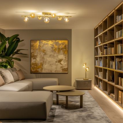 Brilagi - Plafonnier LED MILLA 7xG9/3W/230V doré