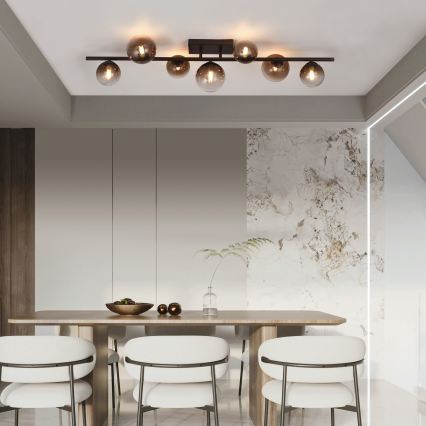 Brilagi - Plafonnier LED MILLA 7xG9/3W/230V marron/marron fumé