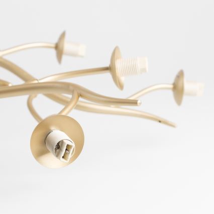 Brilagi - Plafonnier LED MISTEL 15xG9/3W/230V doré/blanc