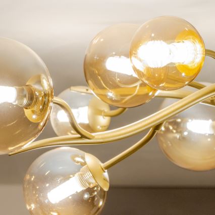 Brilagi - Plafonnier LED MISTEL 15xG9/3W/230V doré