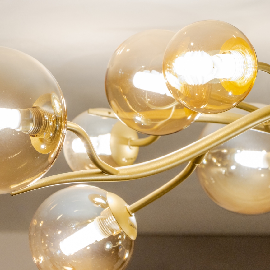 Brilagi - Plafonnier LED MISTEL 15xG9/3W/230V doré