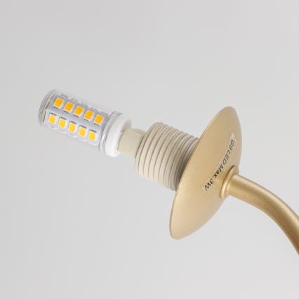 Brilagi - Plafonnier LED MISTEL 15xG9/3W/230V doré
