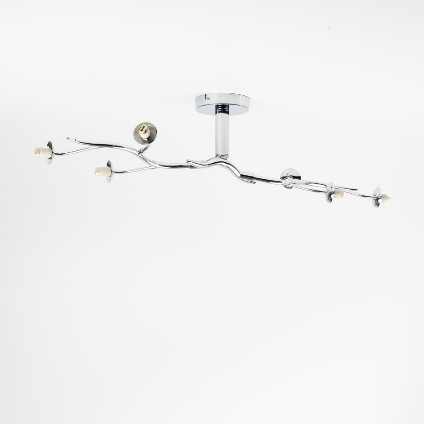 Brilagi - Plafonnier LED MISTEL 6xG9/3W/230V chrome noir/fumé