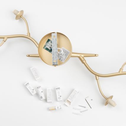 Brilagi - Plafonnier LED MISTEL 6xG9/3W/230V doré