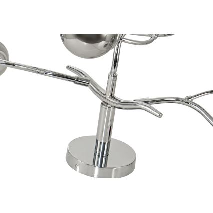 Brilagi - Plafonnier LED MISTEL à montage en surface 9xG9/3W/230V chrome noir/verre fumé