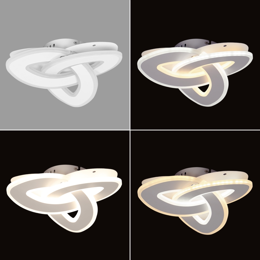 Brilagi - Plafonnier LED dimmable MODERN MINI LED/49W/230V 3000-6000K 30x30 cm + télécommande