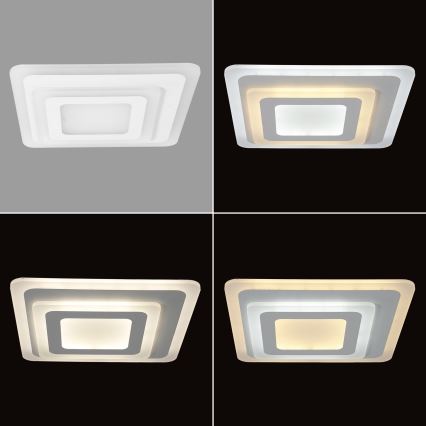 Brilagi - Plafonnier LED dimmable MODERN MINI LED/65W/230V 3000-6000K 37x37 cm + télécommande