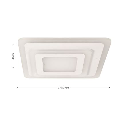 Brilagi - Plafonnier LED dimmable MODERN MINI LED/65W/230V 3000-6000K 37x37 cm + télécommande