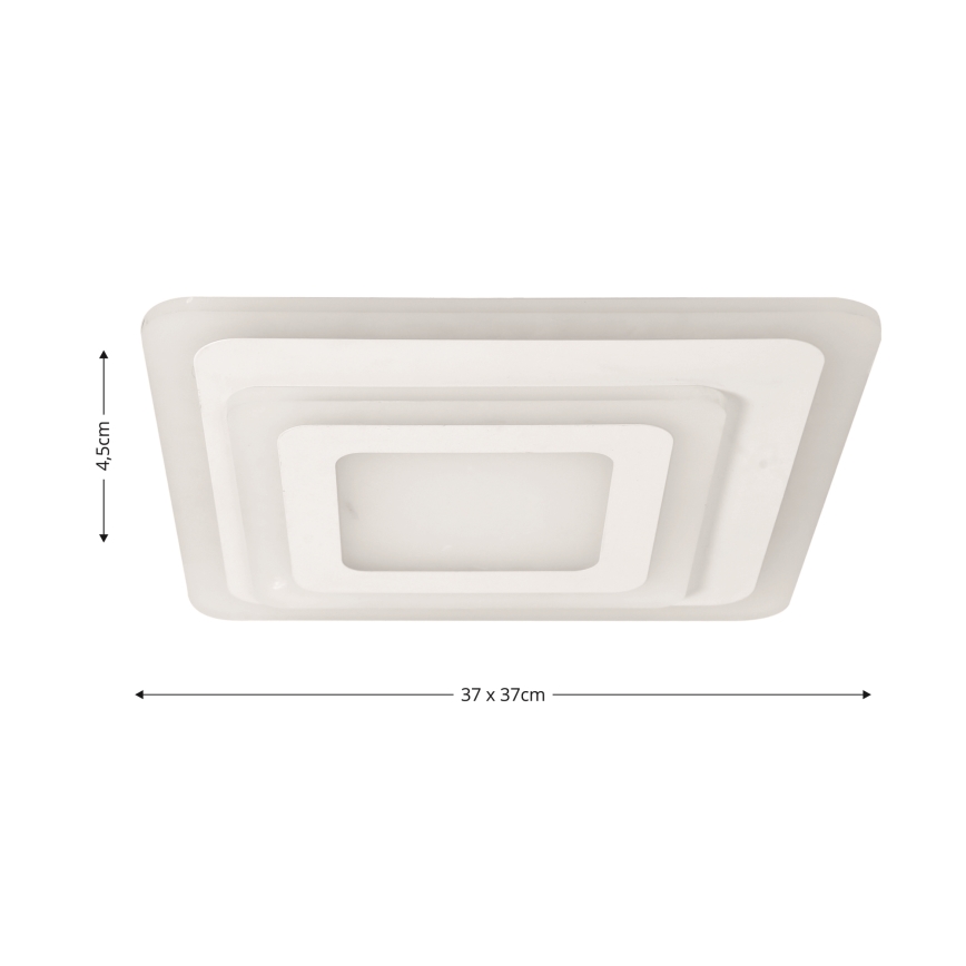 Brilagi - Plafonnier LED dimmable MODERN MINI LED/65W/230V 3000-6000K 37x37 cm + télécommande