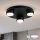 Brilagi - Plafonnier LED MONO 3xGX53/13W/230V Ø 30 cm noir