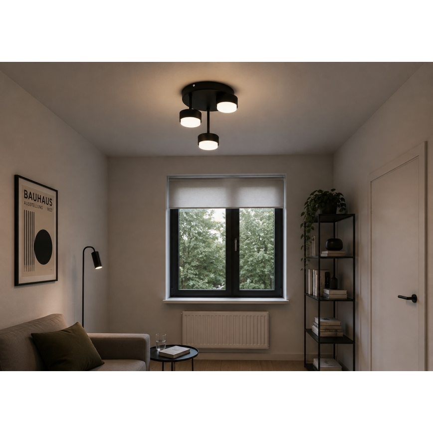 Brilagi - Plafonnier LED MONO 3xGX53/30W/230V noir
