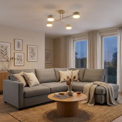 Brilagi - Plafonnier LED MONO 4xGX53/30W/230V, beige