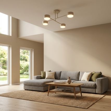 Brilagi - Plafonnier LED MONO 4xGX53/30W/230V, beige