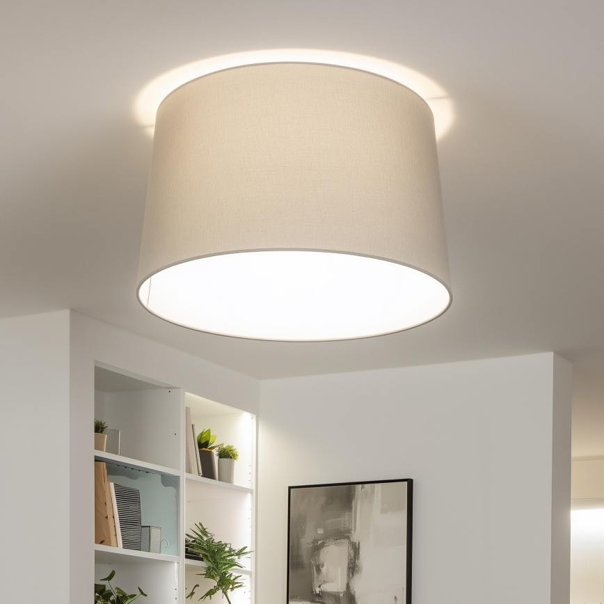 Brilagi - Plafonnier LED monté en surface CERIA 1x E27/40W/230V Ø 45 cm gris