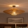 Brilagi - Plafonnier LED monté en surface CERIA BOHO 1xE27/60W/230V Ø 70 cm noir/marron