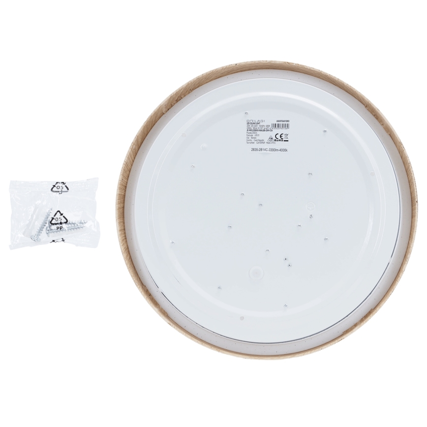 Brilagi - Plafonnier LED NATURA LED/20W/230V 3000K Ø 33,7 cm