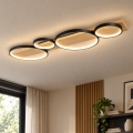 BRILAGI - Plafonnier LED PLANK LED/38W/230V 4000K 40x120 cm, finition bois