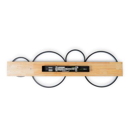 BRILAGI - Plafonnier LED PLANK LED/38W/230V 4000K 40x120 cm, finition bois