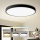 Brilagi - Plafonnier LED POOL/128W/230V 3000/4000/6000K Ø 100 cm noir