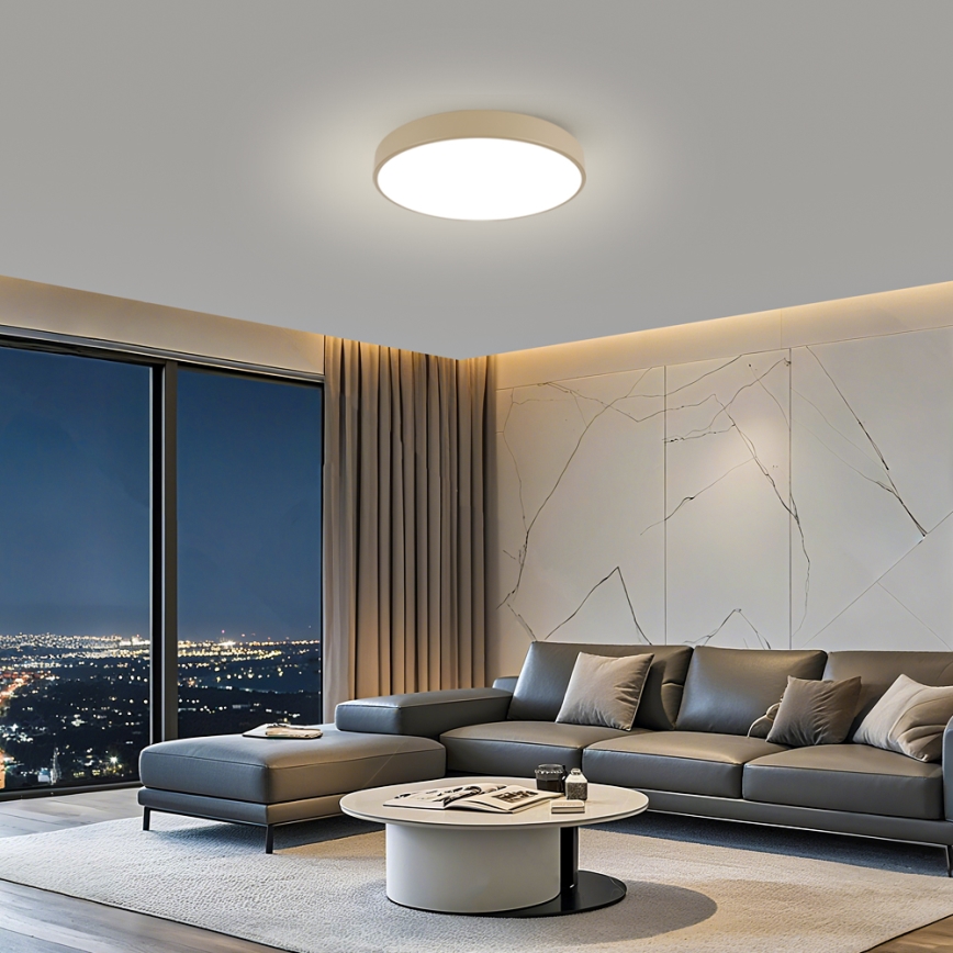 Brilagi - Plafonnier POOL LED/60W/230V 3000/4500/6000K Ø 60 cm beige