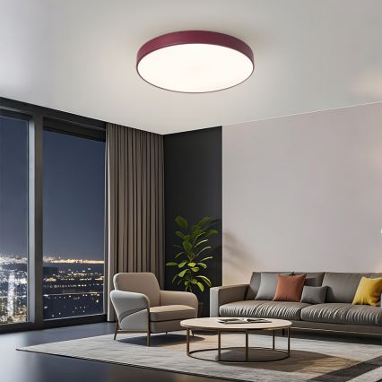 Brilagi - Plafonnier LED POOL LED/60W/230V 3000/4000/6000K Ø 50 cm bordeaux