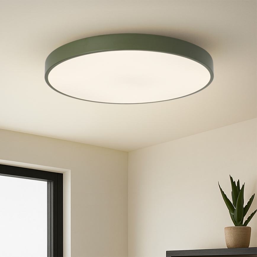 Brilagi - Plafonnier LED POOL LED/100W/230V 3000/4000/6000K pr. 80 cm vert