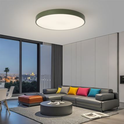 Brilagi - Plafonnier LED POOL LED/100W/230V 3000/4000/6000K pr. 80 cm vert