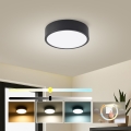 Brilagi - Plafonnier LED POOL LED/18W/230V 3000/4000/6000K Ø 20 cm noir