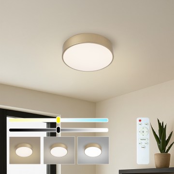 Brilagi - Plafonnier LED POOL LED/24W/230V 3000/4000/6000K Ø 20 cm doré