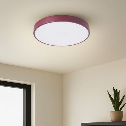 Brilagi - Plafonnier LED POOL LED/36W/230V 3000/4000/6000K Ø 30 cm bordeaux