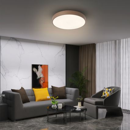 Brilagi - Plafonnier LED POOL LED/36W/230V 3000/4000/6000K Ø 30 cm marron