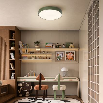 Brilagi - Plafonnier LED POOL LED/36W/230V 3000/4000/6000K Ø 30 cm vert